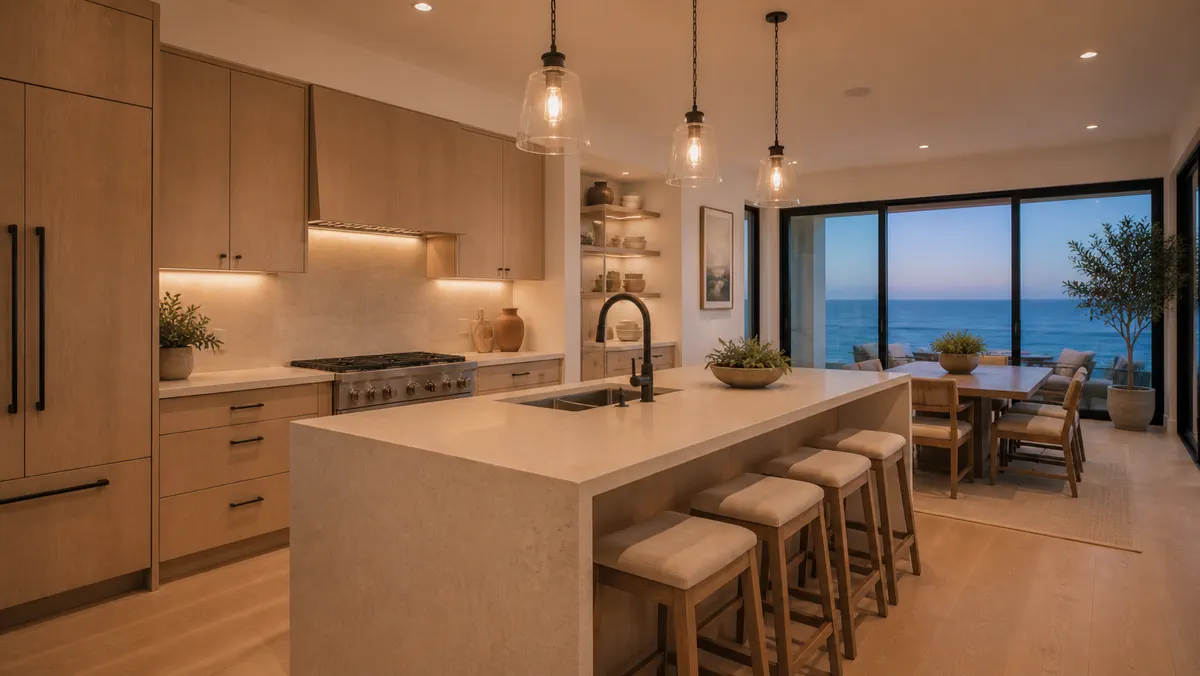 Warm oak kitchen preview